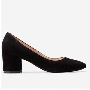 Cole Haan Black Suede Heels